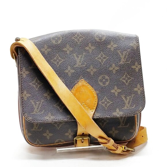 Louis Vuitton Cartouchiere MM Brown Monogram Shoulder Bag lux-350-092225 - Picture 1 of 9